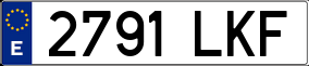 Truck License Plate